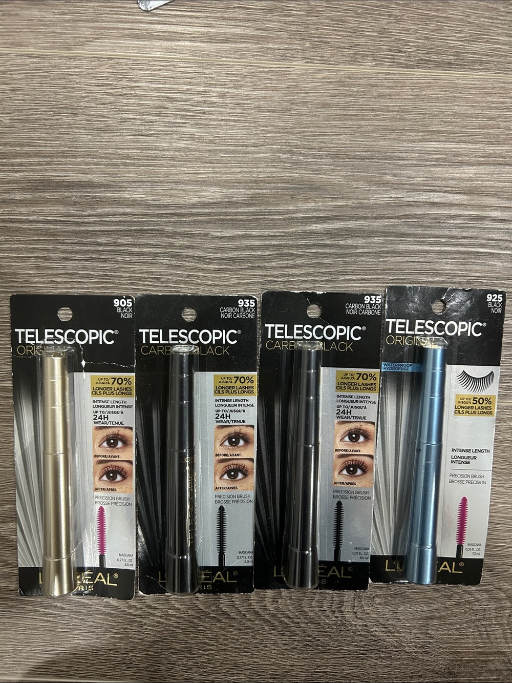 New 4X L’Oreal Telescopic Carbon Black Mascara - Black 🌸Firm price 🌸